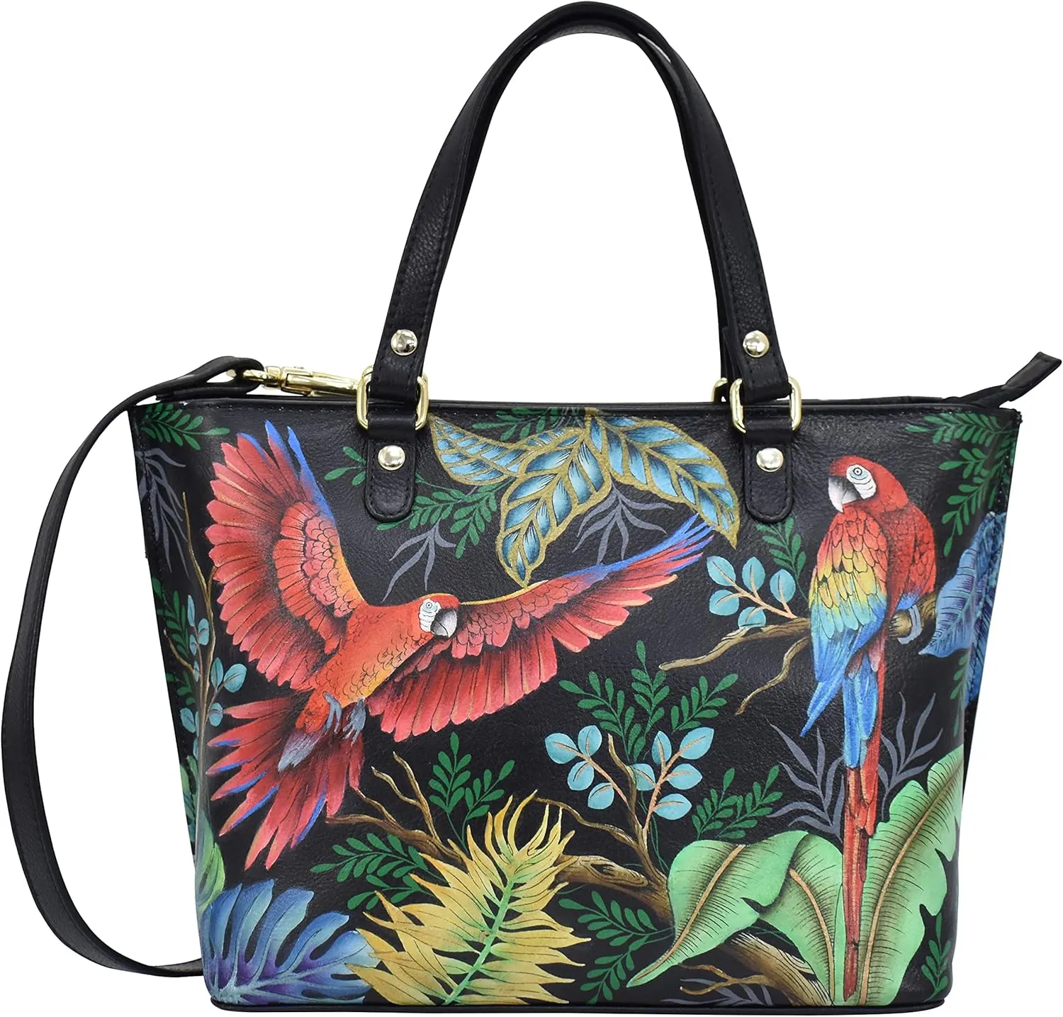 Anuschka Women's Original Hand-Painted Genuine Leather Medium Tote