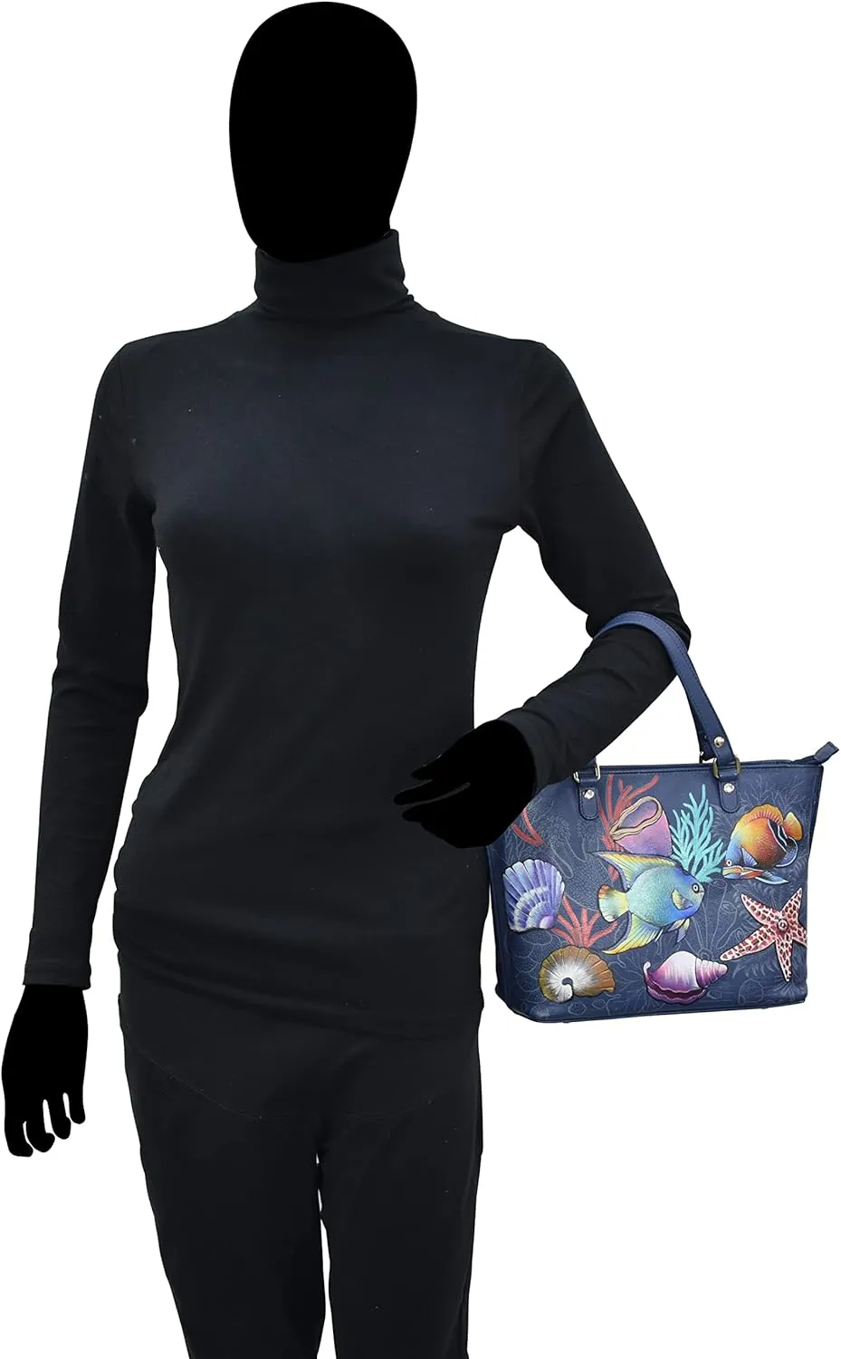 Anuschka Women's Original Hand-Painted Genuine Leather Medium Tote