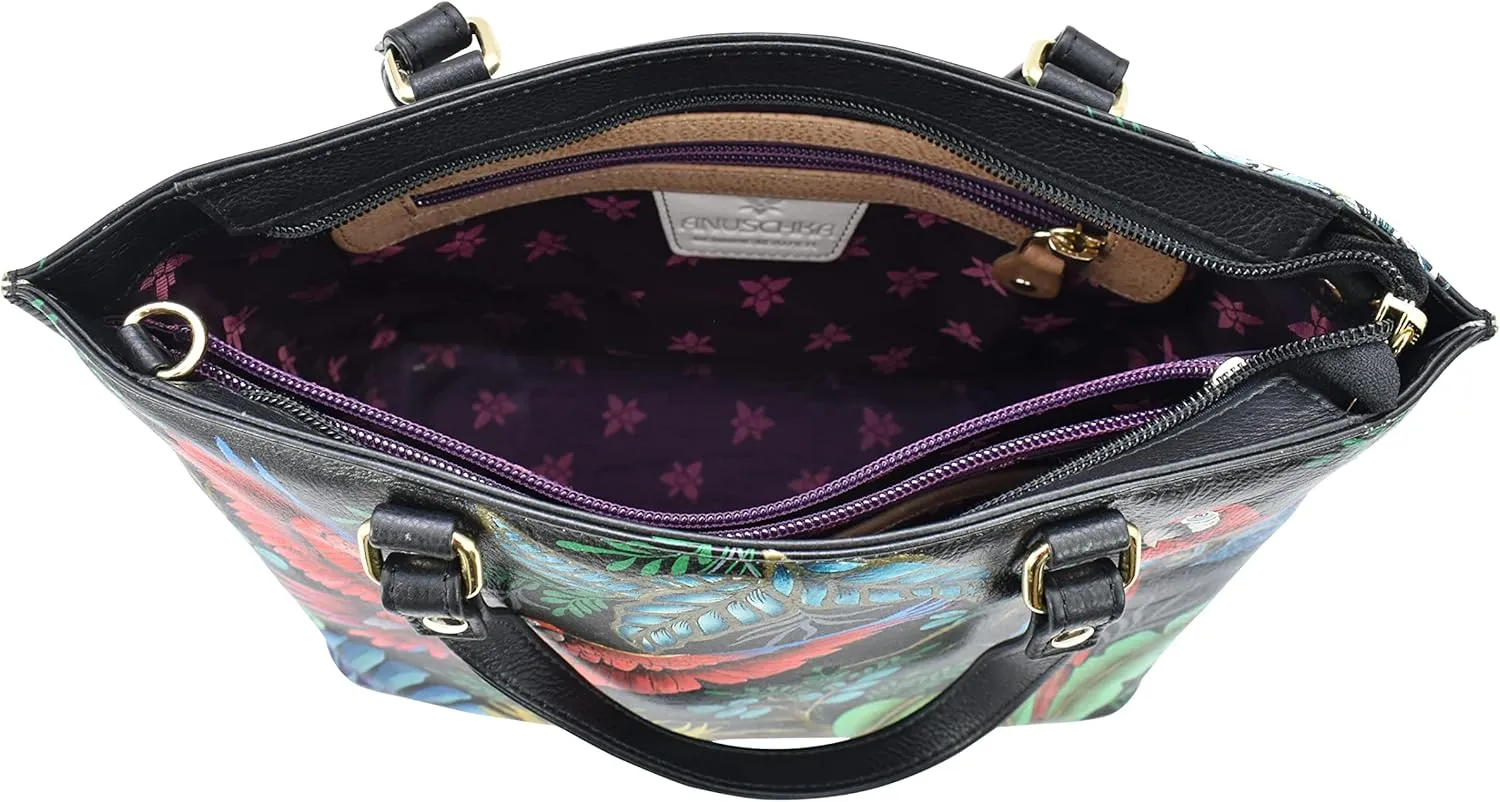 Anuschka Women's Original Hand-Painted Genuine Leather Medium Tote