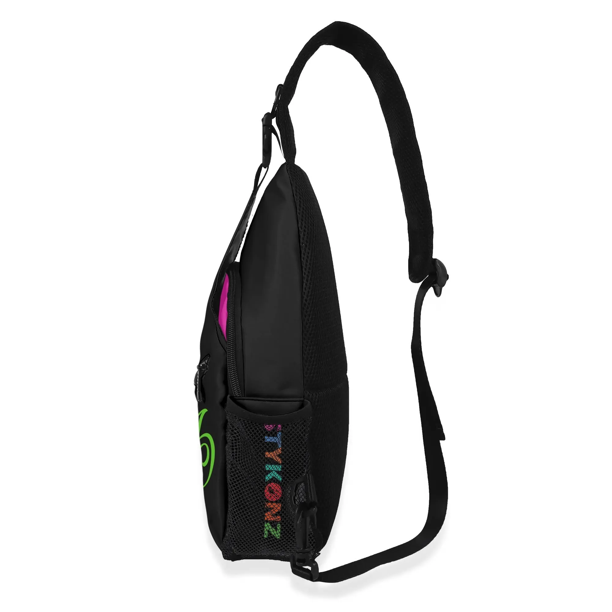 AOP Graffiti Chest Crossbody Bag with Adjustable Strap Candy Scriptkonz