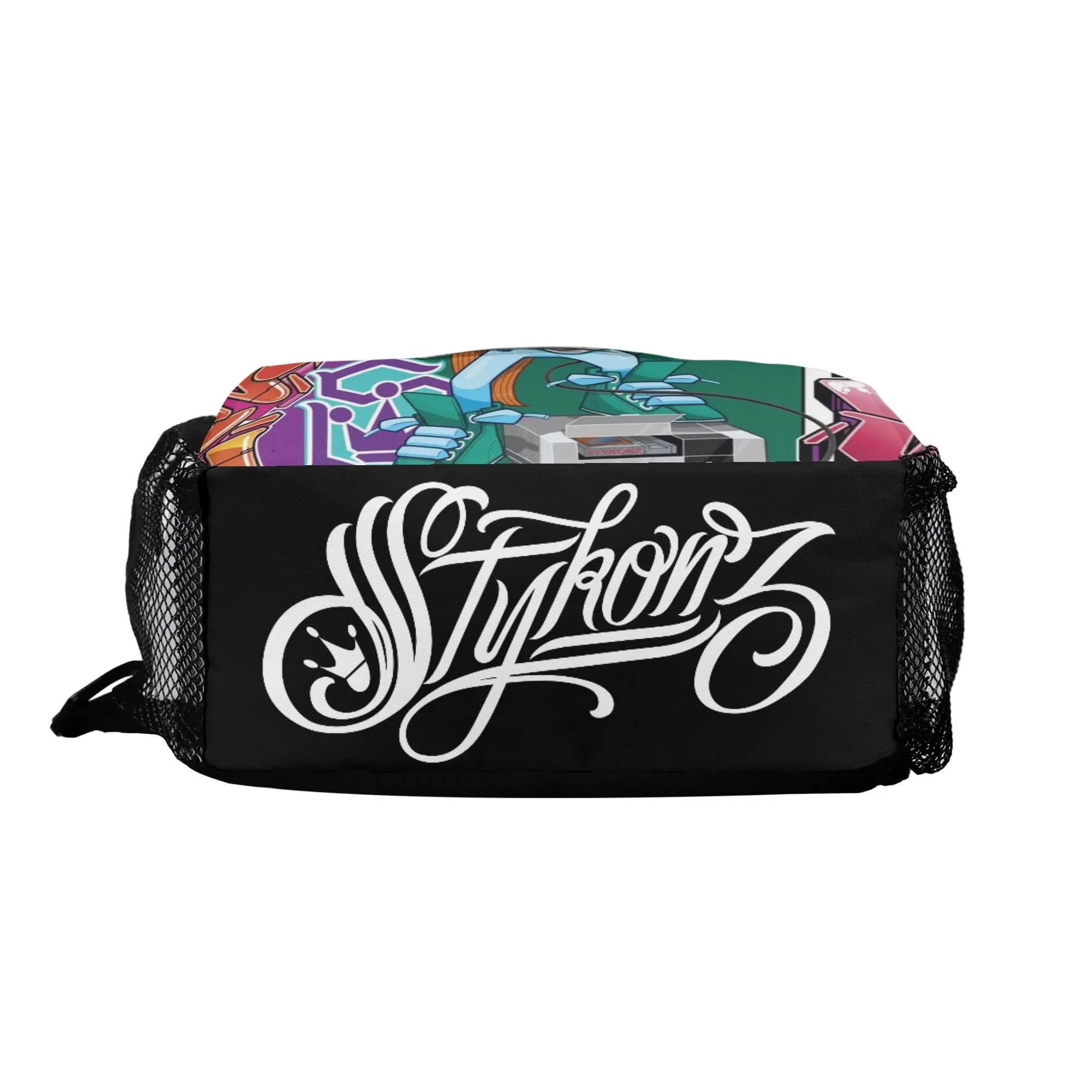 AOP Graffiti Chest Crossbody Bag with Adjustable Strap Comic Stykonz #1