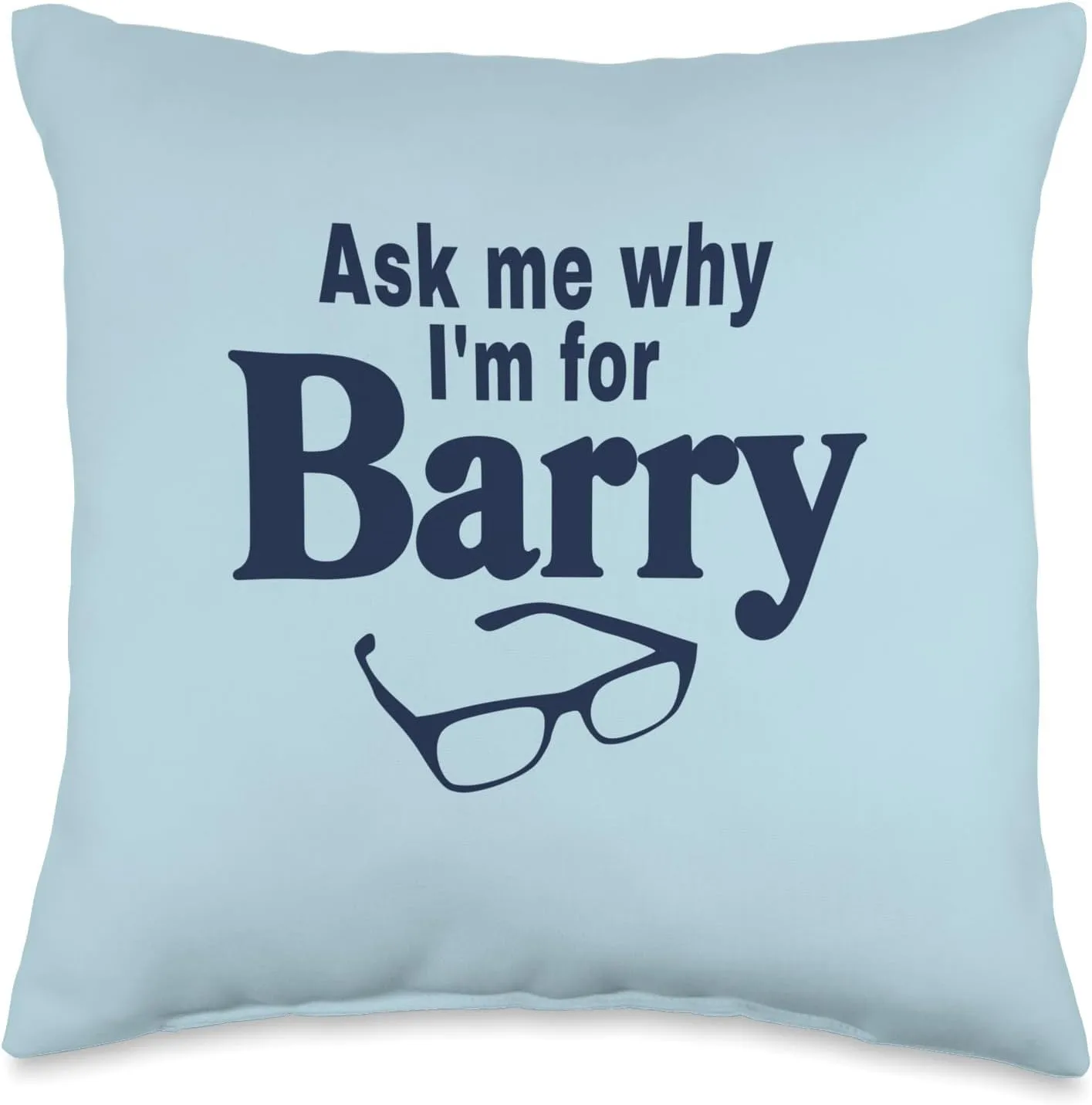 Ask Me Why I'm For Barry Goldwater Political Campaign Button Throw Pillow