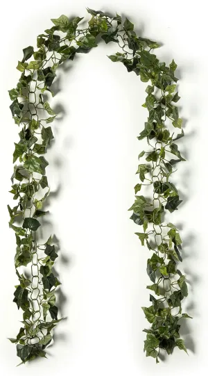 Assorted 6ft. Mini English Ivy Chain Garland by Ashland - Faux Hanging Garland Vine for Home Decor, Bedroom, Parties, Weddings, Indoor Use - 1 Pack