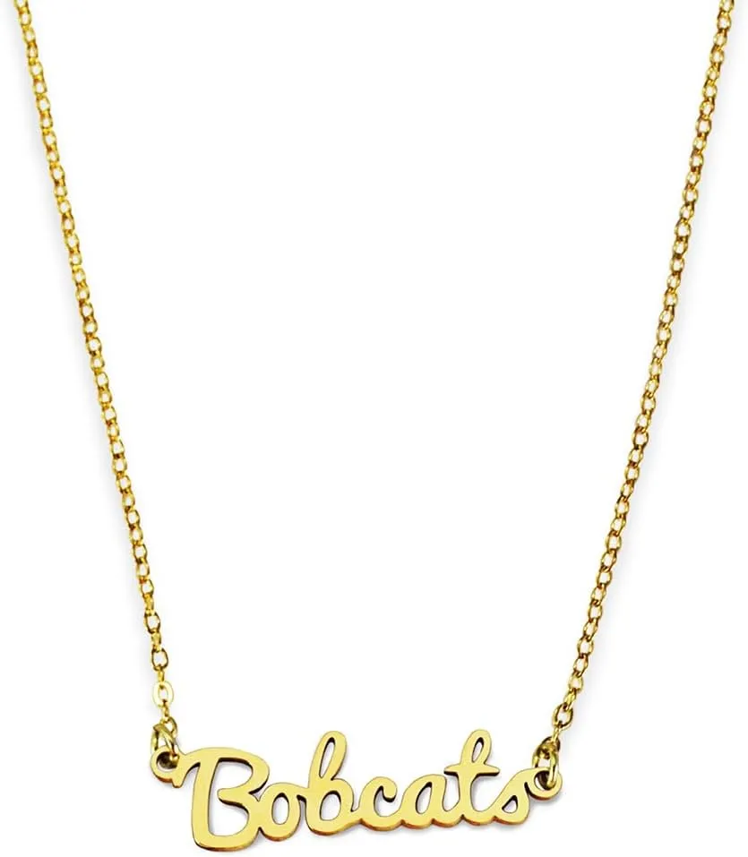 Athletic Script Necklace By Fan Freanzy