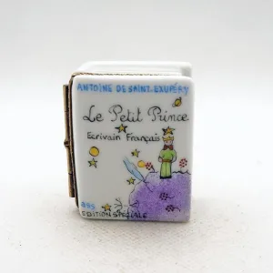 Authentic French Porcelain HandPainted Limoges box Little Prince Book