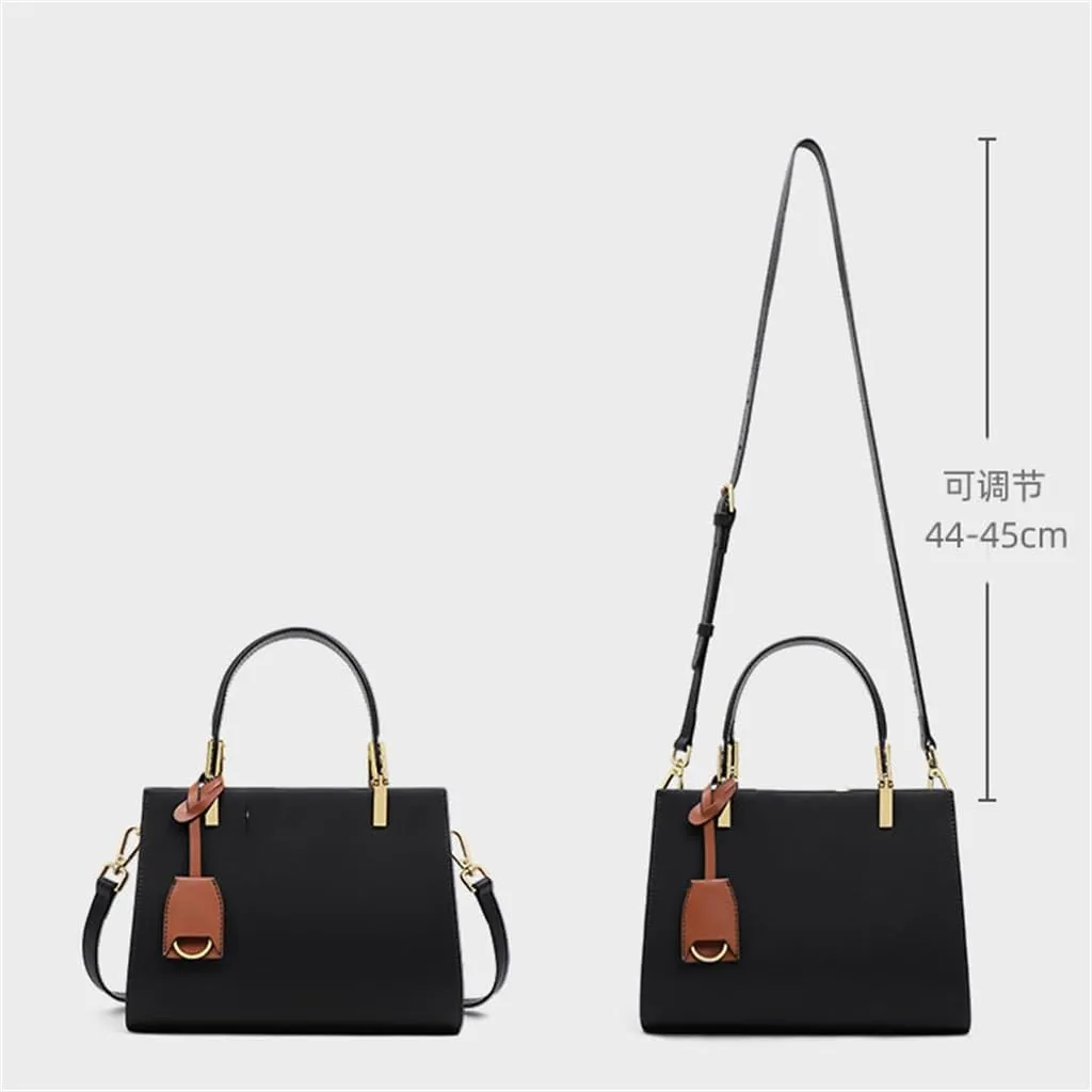 Autumn And Winter Women's Bag Senior Sense Of Leather Handbag Mom Bag Large Capacity Crossbody Bag crossbody
