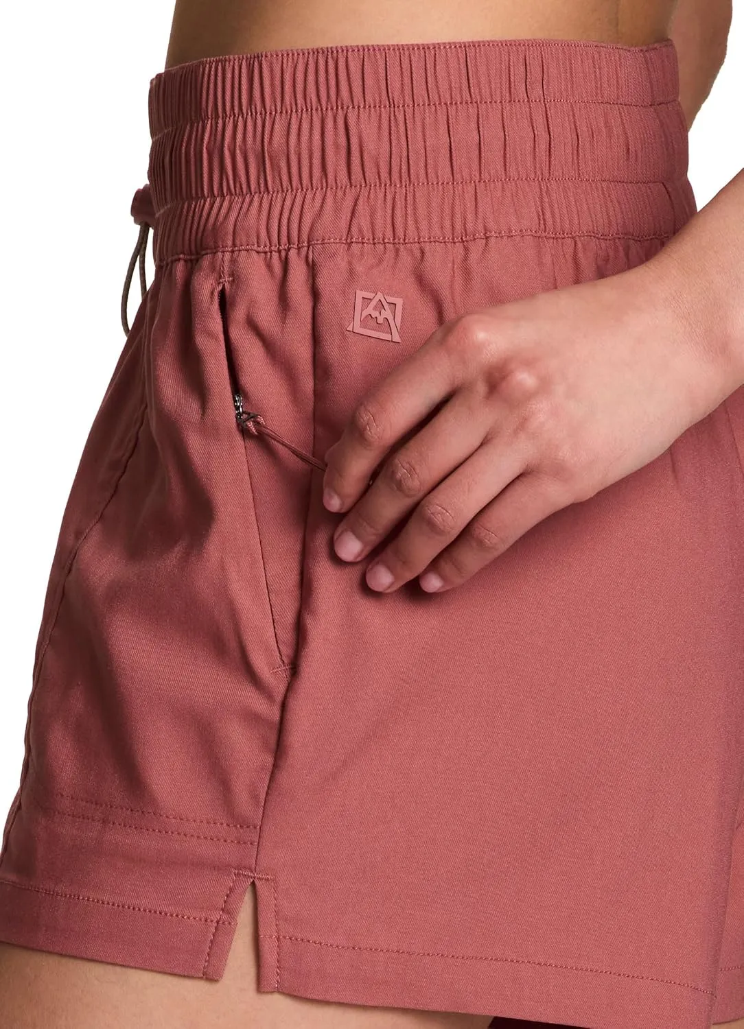 Avalanche Women's Casual Walking/Hiking Short, Breathable Stretch Twill Bungee Cord Waist Quick Drying Shorts