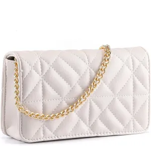 Ayliss Mini Women Crossbody Handbag Shoulder Handbags Evening Clutch Cellphone Wallet Purse PU Leather Bag with Chain