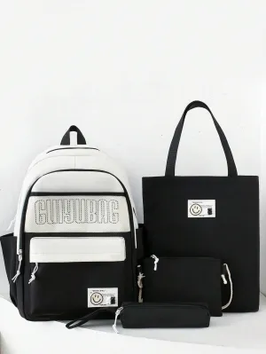 BagForLove - Cute Contrast Color Shoulder Bags for Students