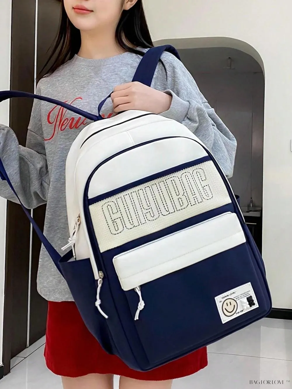 BagForLove - Cute Contrast Color Shoulder Bags for Students