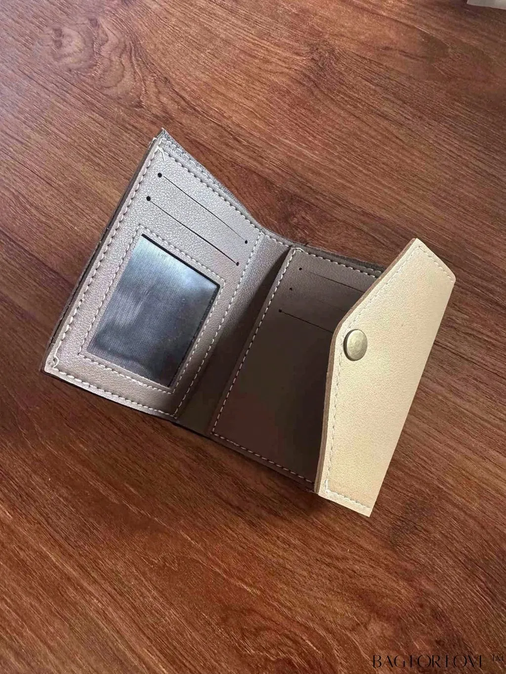 BagForLove - Stylish Color Block Tri-fold Wallet for Women