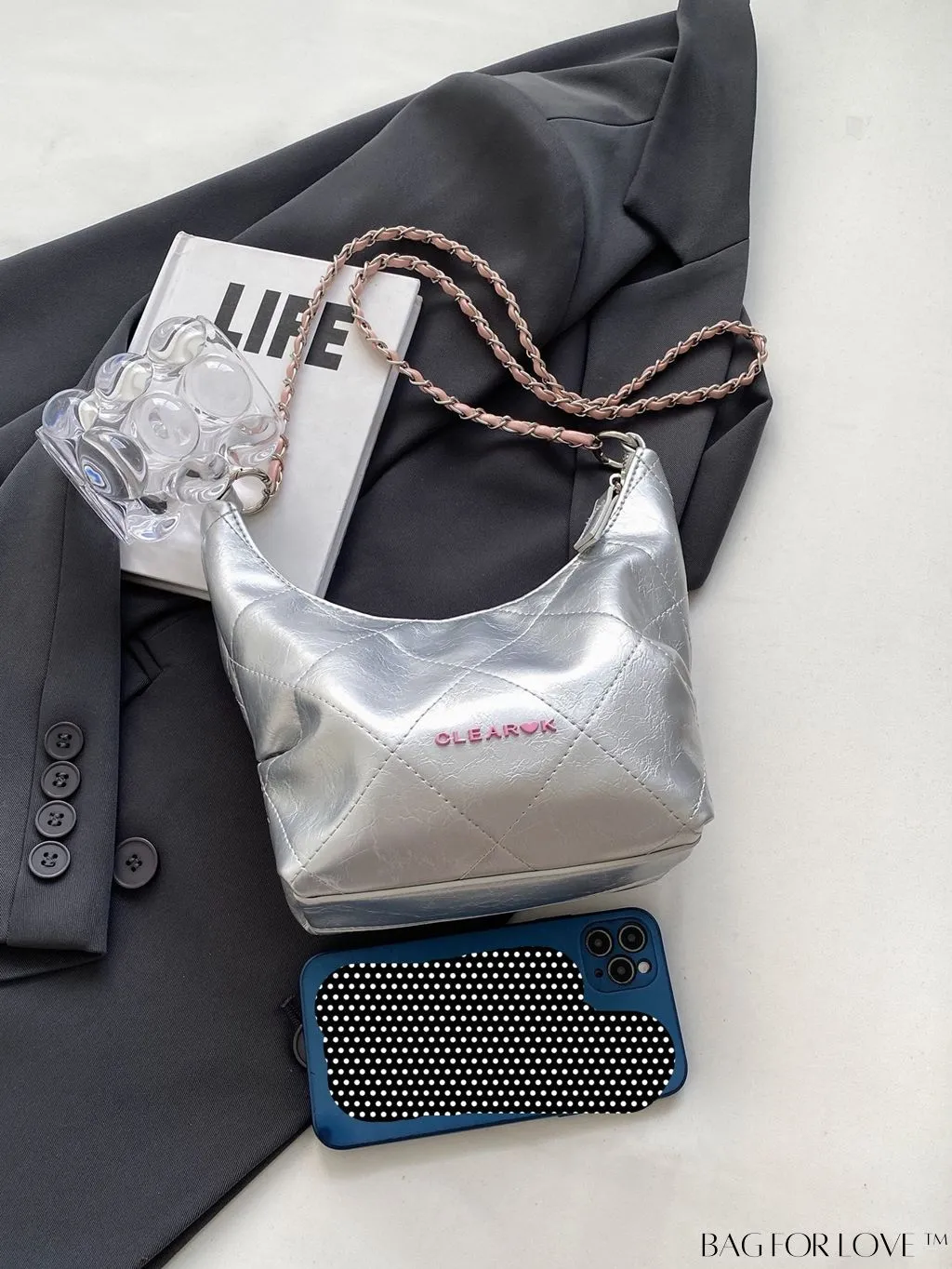 BagForLove - Stylish Crossbody Bag with Alphabet Adorned Label - Latest Fashion Collection