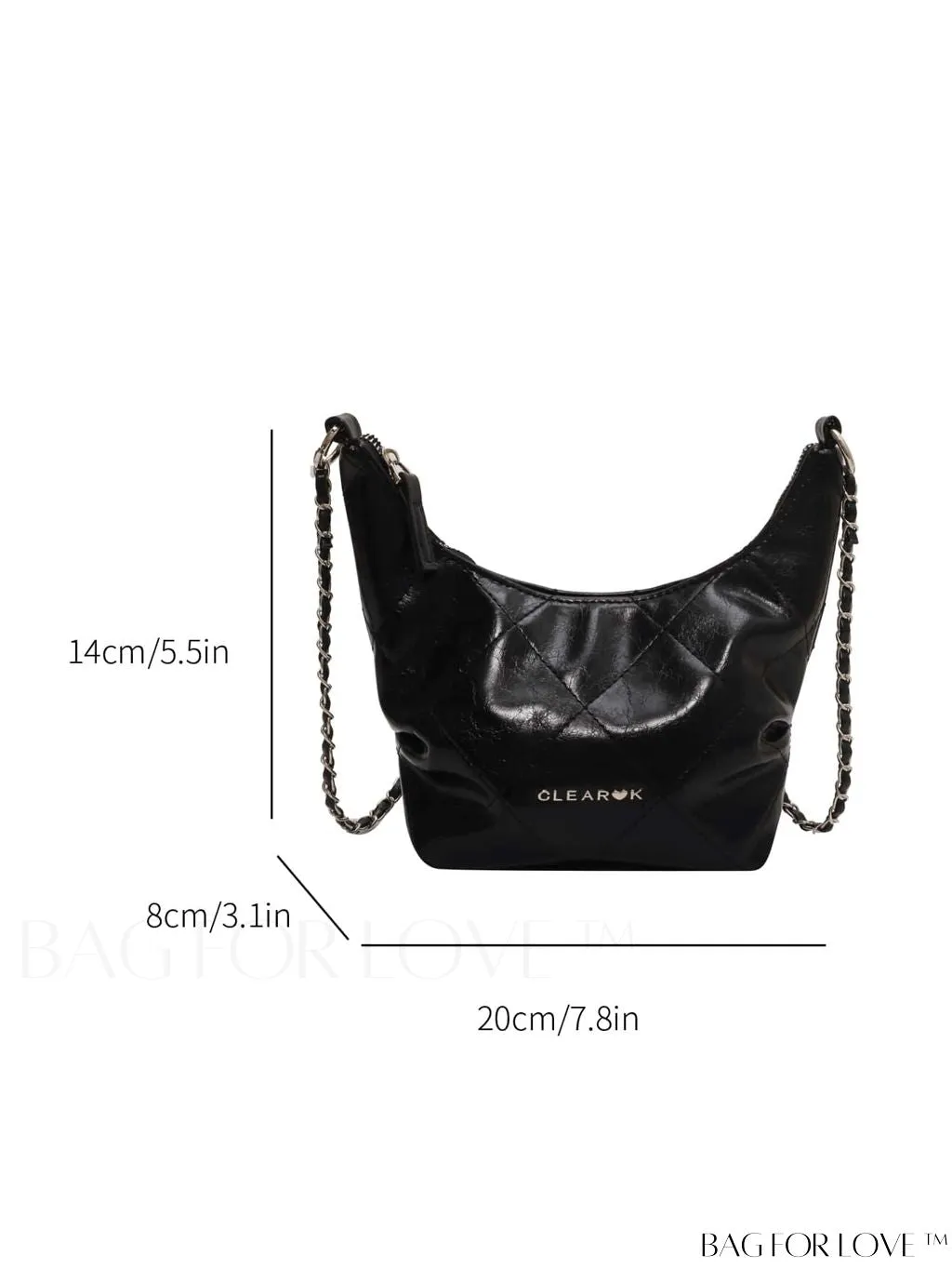 BagForLove - Stylish Crossbody Bag with Alphabet Adorned Label - Latest Fashion Collection