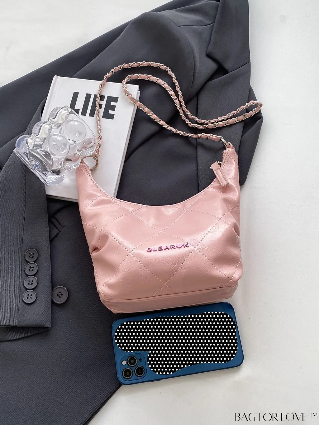 BagForLove - Stylish Crossbody Bag with Alphabet Adorned Label - Latest Fashion Collection