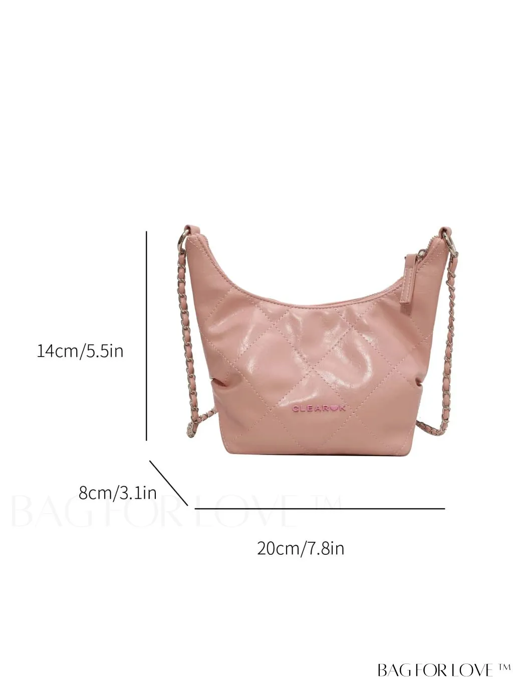 BagForLove - Stylish Crossbody Bag with Alphabet Adorned Label - Latest Fashion Collection