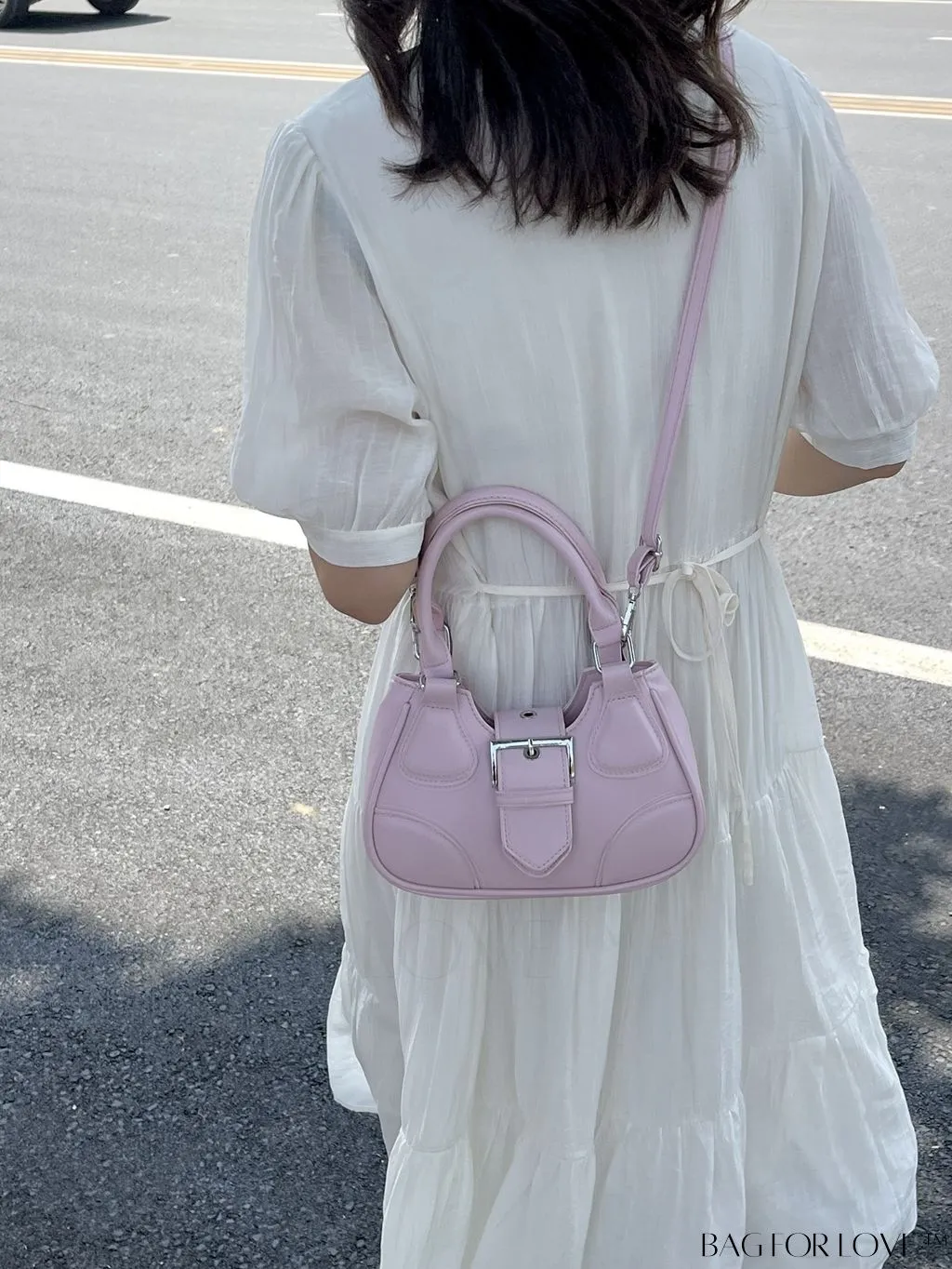 BagForLove - Stylish Handbag with Metallic Decor and Adjustable Shoulder Strap - Latest in Fashion