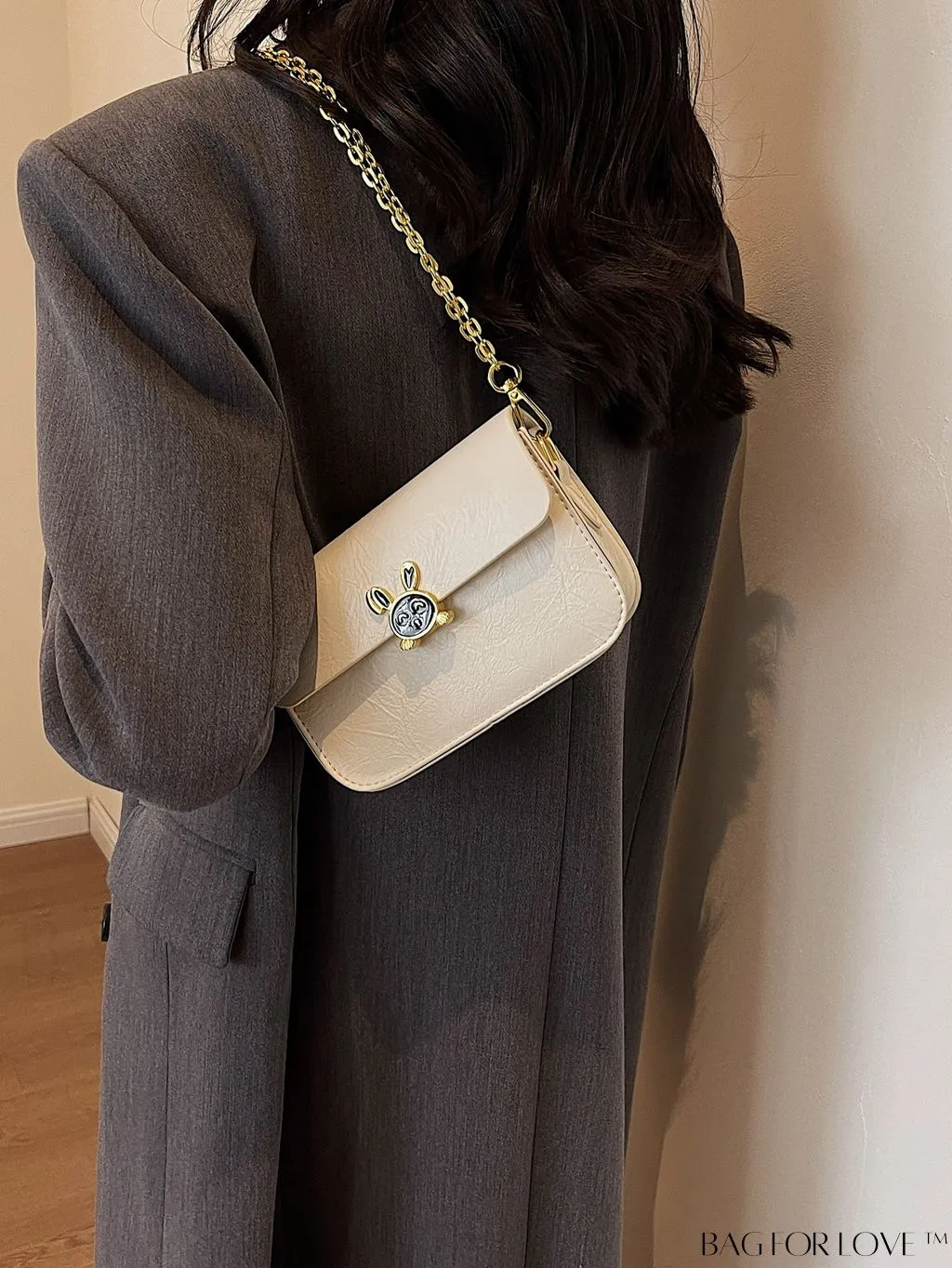 BagForLove - Stylish Mini Crossbody Bag with Metal Decoration - New Fashion Accessory