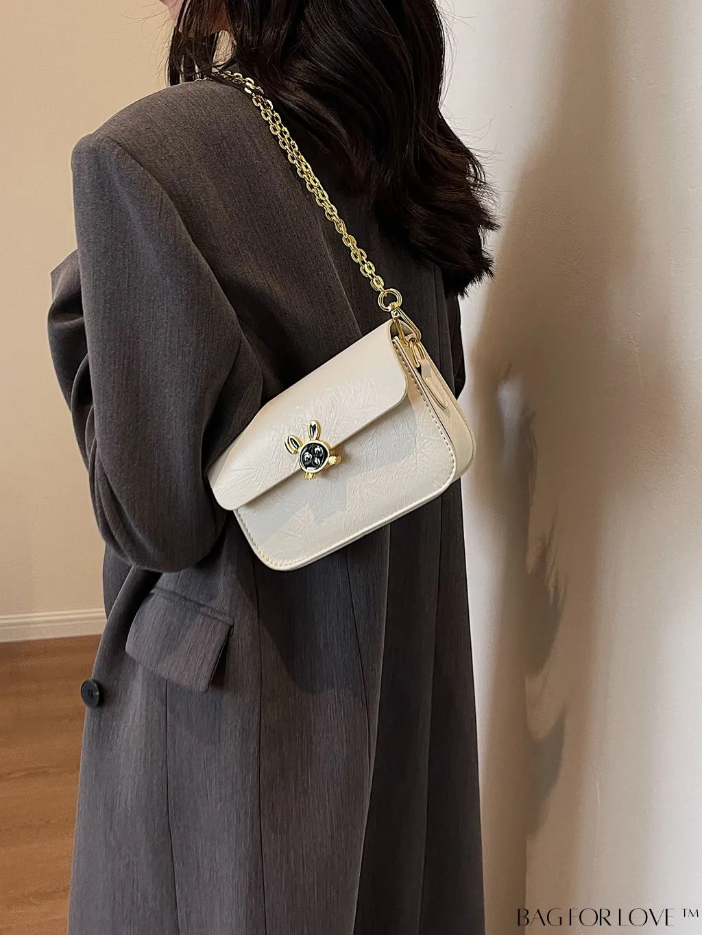 BagForLove - Stylish Mini Crossbody Bag with Metal Decoration - New Fashion Accessory
