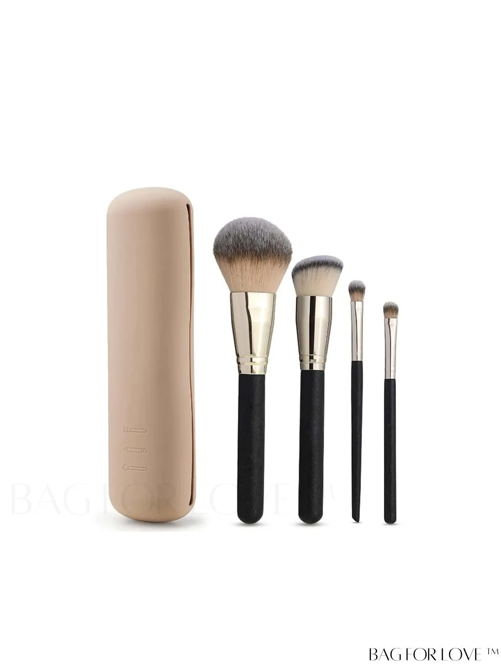 BagForLove - Travel Brush Holder: Silicone Organizer for Soft & Stylish Makeup Brushes