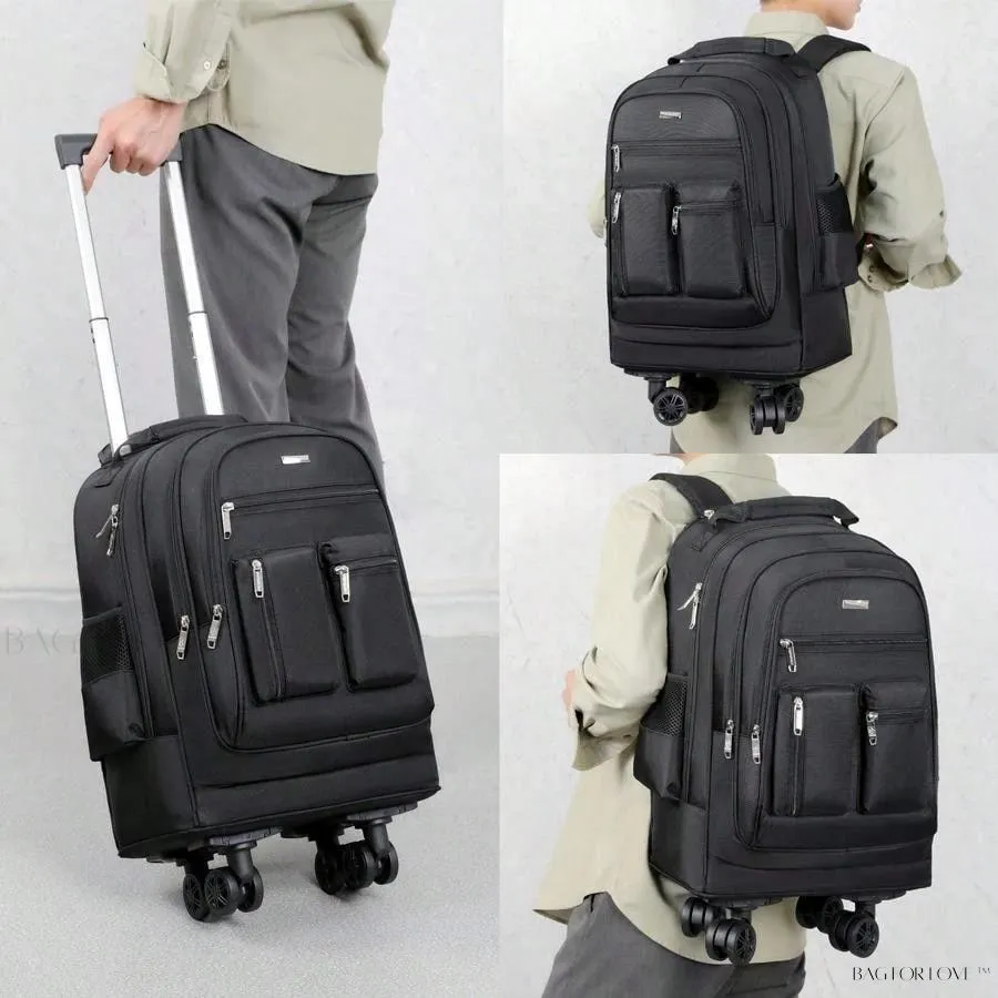 BagForLove - Traveler's Essential Spacious Backpack with Roller Wheels