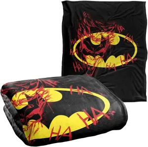 Batman Joker Graffiti Officially Licensed Silky Touch Super Soft Throw Blanket 50" x 60"