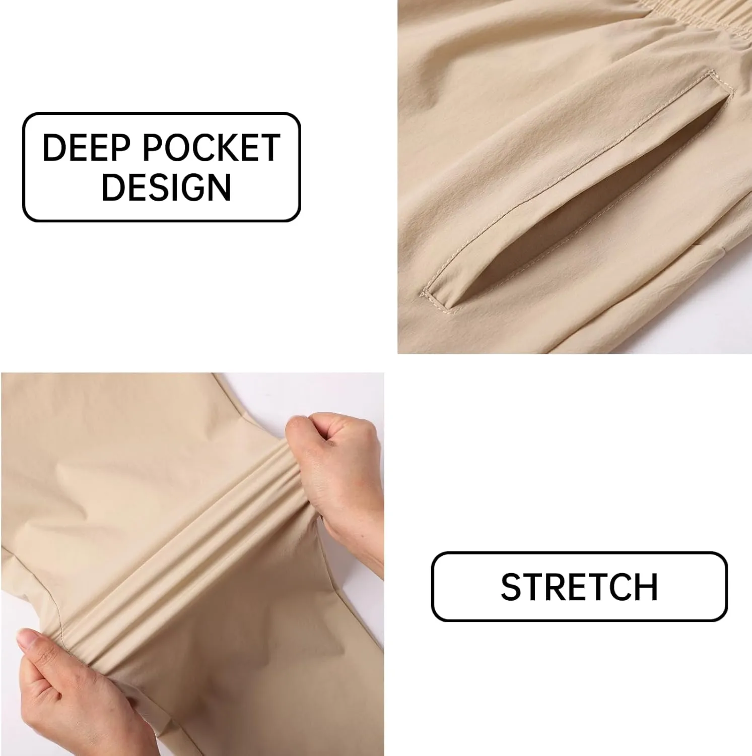 Beeswan Pants for Women Over 50 | Women's Ultra Stretch Breathable Casual Stretchactive Quick Drying Pants