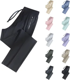 Beeswan Stretch Active Pants for Women Ultra Breathable Casual Quick Drying Stretchactive Comfy Fit Sport Trousers