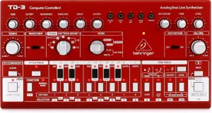Behringer TD-3-RD Analog Bass Line Synthesizer - Red
