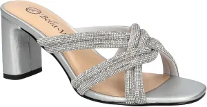 Bella Vita Womens Carmen Faux Suede Embellished Heels