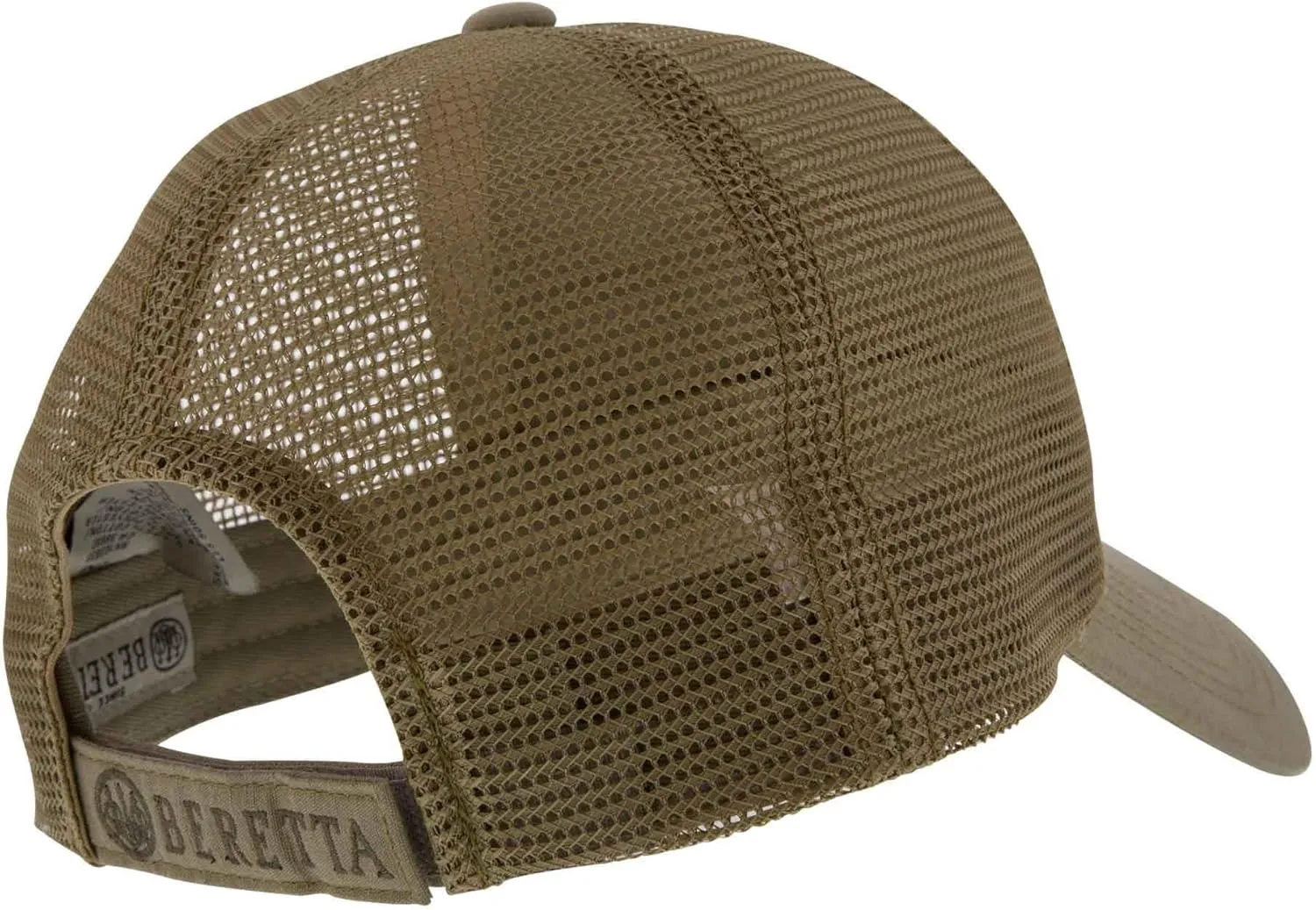 Beretta Men's Hunting Outdoor Casual Mesh Back Adjustable Tac Patch Trident Hat - One Size Fits Most