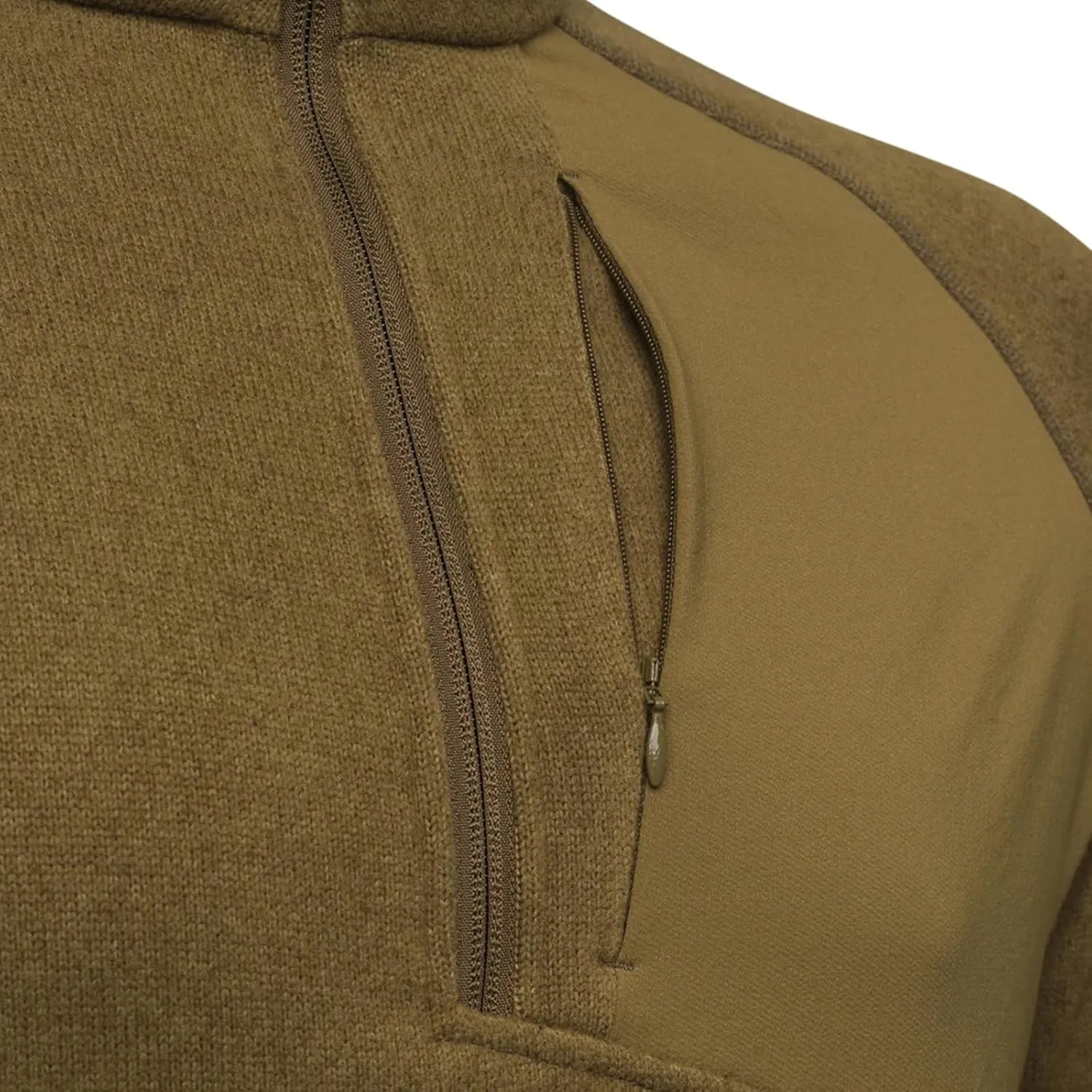 Beretta Men's Lightweight Breathable Outdoor Casual Abisko Half Zip Thermal Fleece Hunting Jacket | Elasticated Bottom