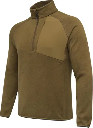 Beretta Men's Lightweight Breathable Outdoor Casual Abisko Half Zip Thermal Fleece Hunting Jacket | Elasticated Bottom