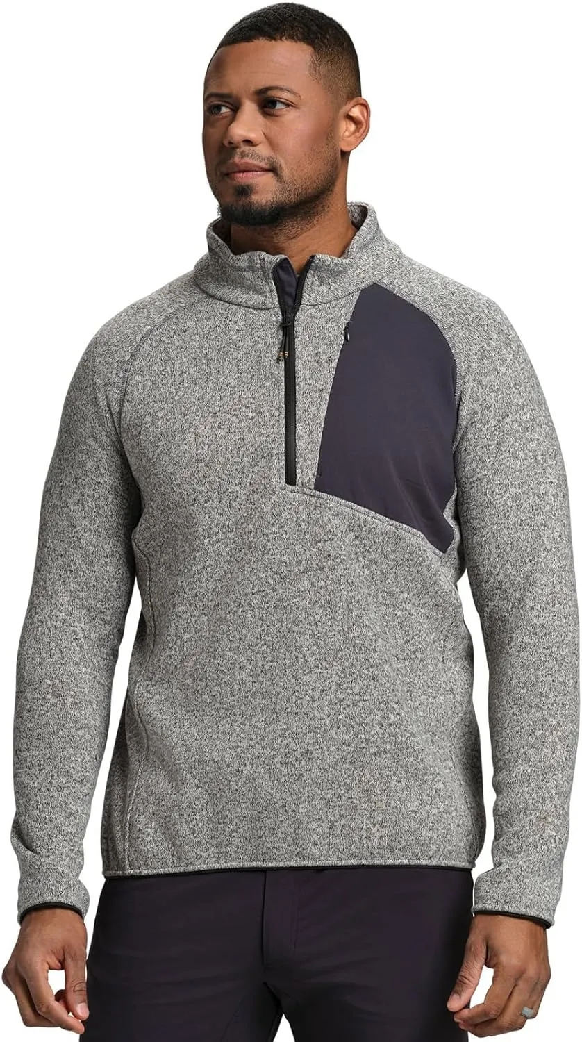 Beretta Men's Lightweight Breathable Outdoor Casual Abisko Half Zip Thermal Fleece Hunting Jacket | Elasticated Bottom