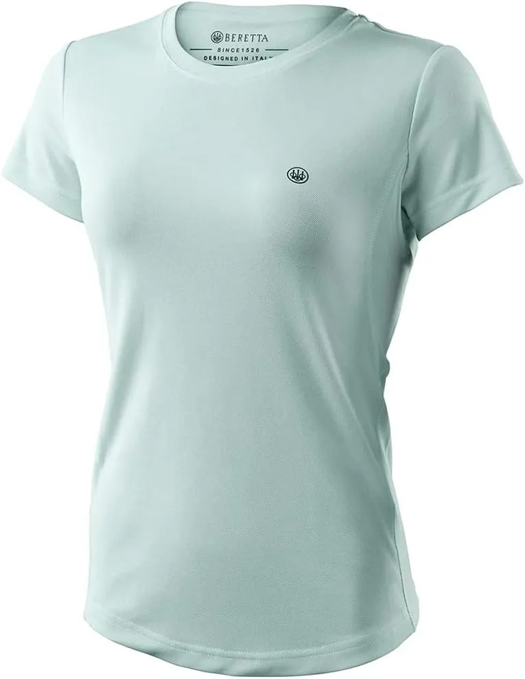 Beretta Women's Ciel Tech UPF 50 Breathable Lightweight Quick-Drying Active Shooting Casual Outdoor Short-Sleeve T-Shirt