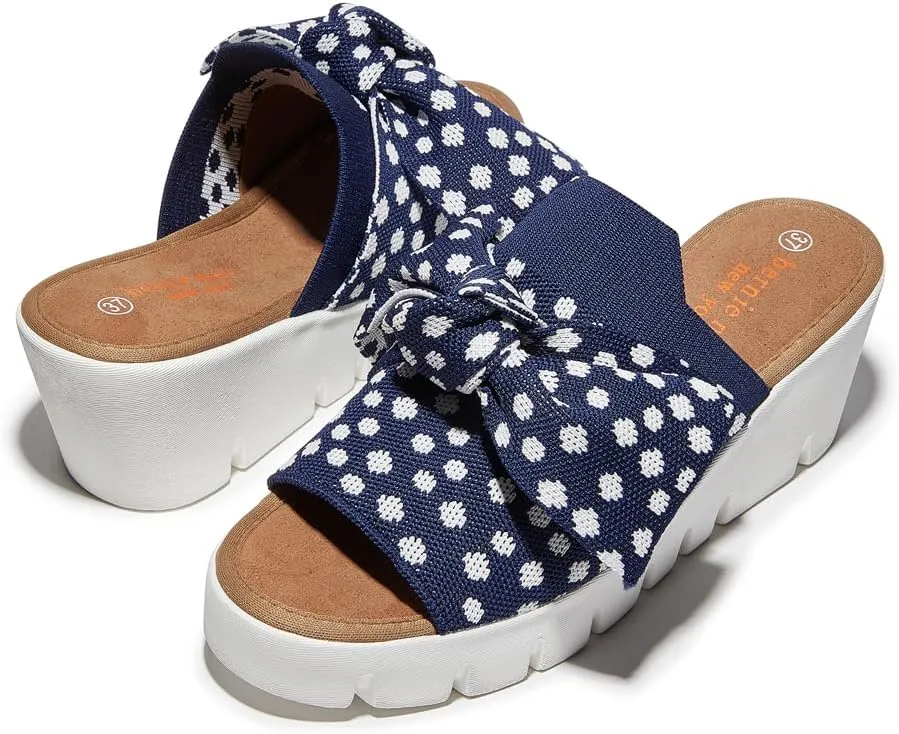 Bernie Mev Women's Venti Dots Wedge Sandal
