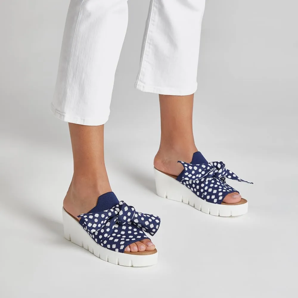 Bernie Mev Women's Venti Dots Wedge Sandal