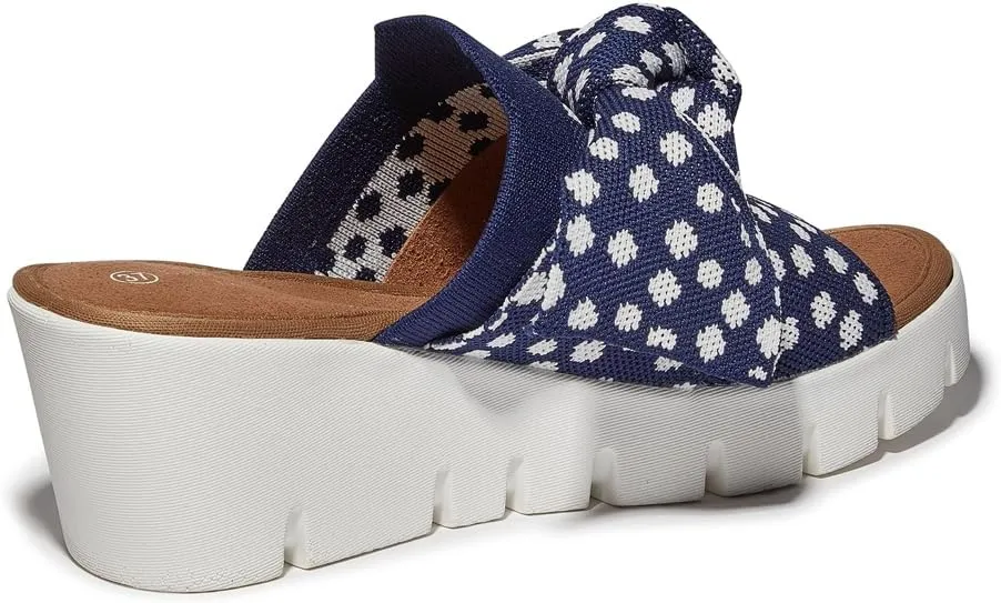 Bernie Mev Women's Venti Dots Wedge Sandal