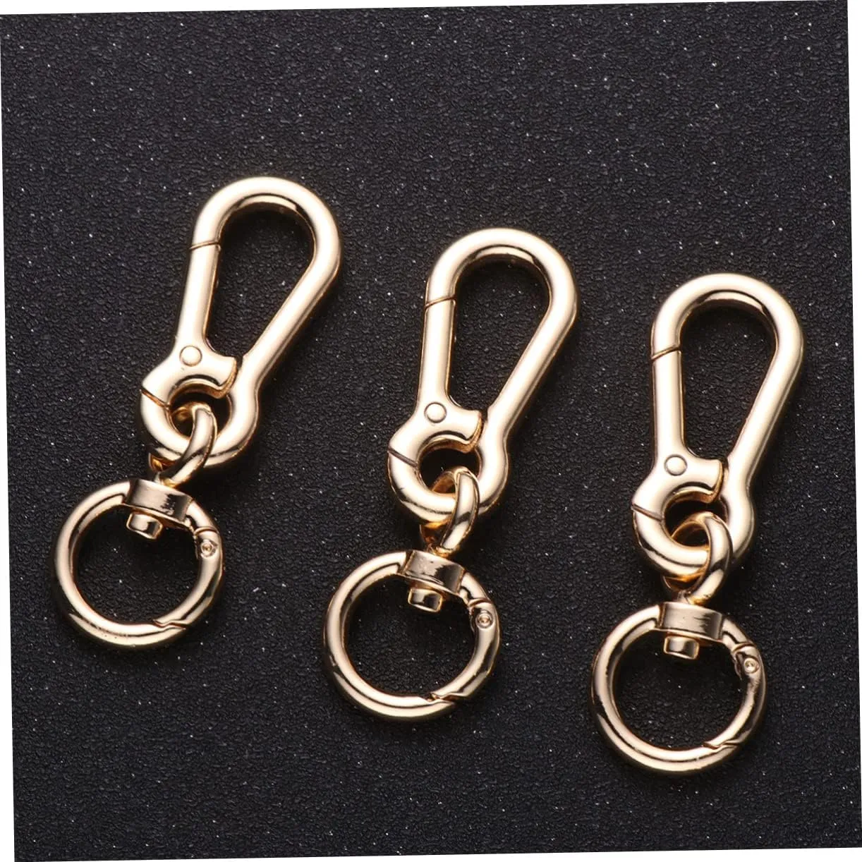 BESPORTBLE 3sets Adjustable Buckle Straps Chain Rusted Buckles for Shoulder Bag Luggage DIY Accessories Traction Rope Hooks Metal Bag Straps 3pcs*3
