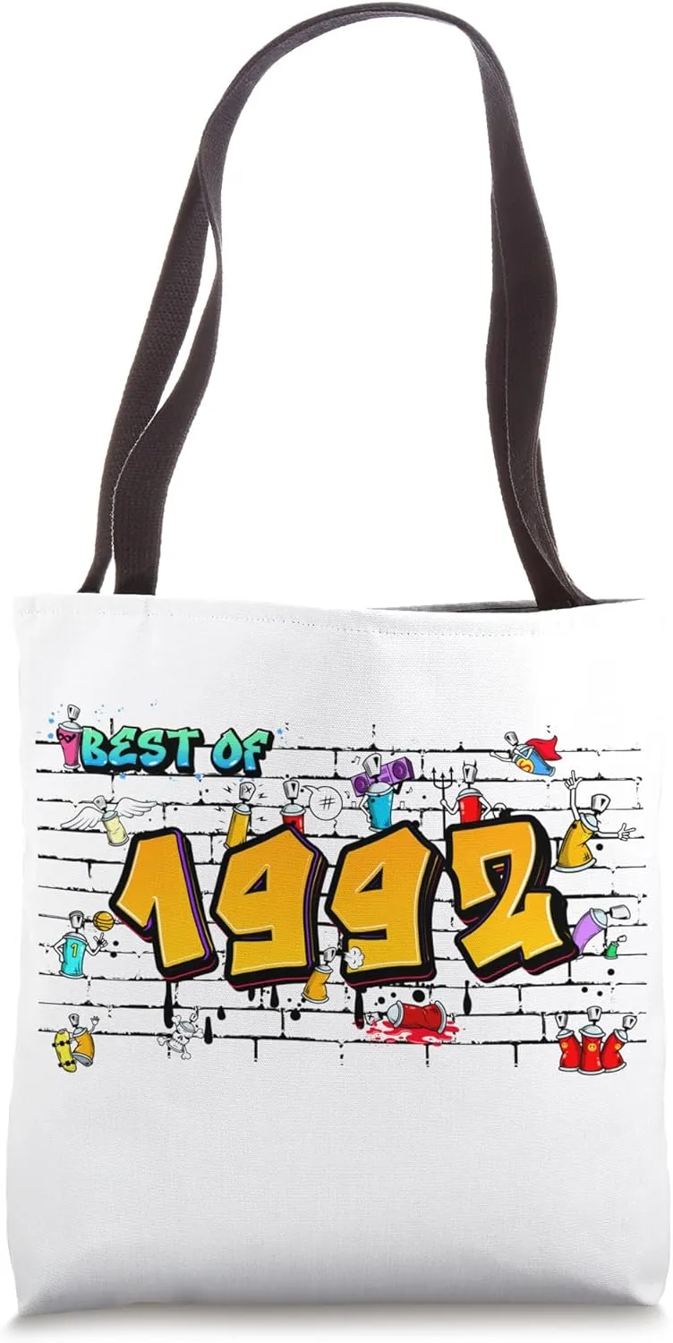 Best of 1992 Graffiti – Vintage 33 Years of Bold Expression Tote Bag