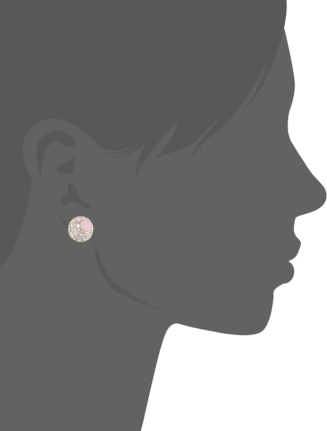 Betsey Johnson Crystal Stud Earrings