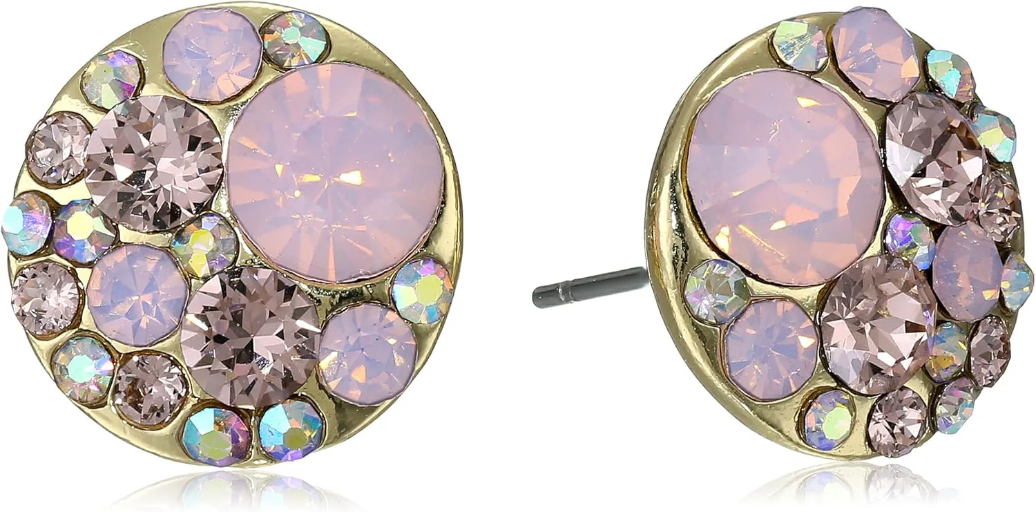 Betsey Johnson Crystal Stud Earrings
