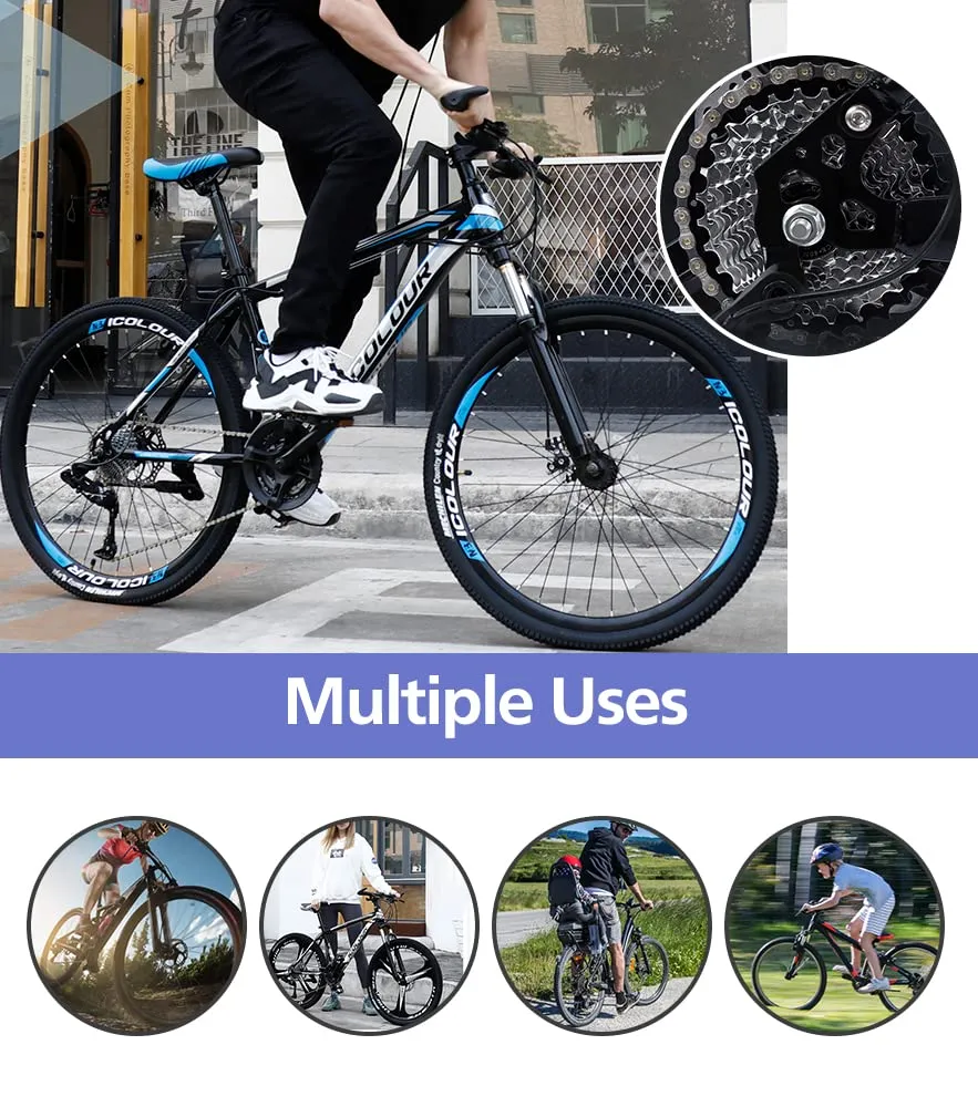 Bike Chain Kit, Single/6/7/8/9/10/11/12 Speed Multi-Function Bike Mechanic Repair Kit, Chain Breaker and Bike Link Plier with Hook and 6 Pairs Bicycle Buckle, Reusable (6/7/8 Speed Bike Chain Kit)