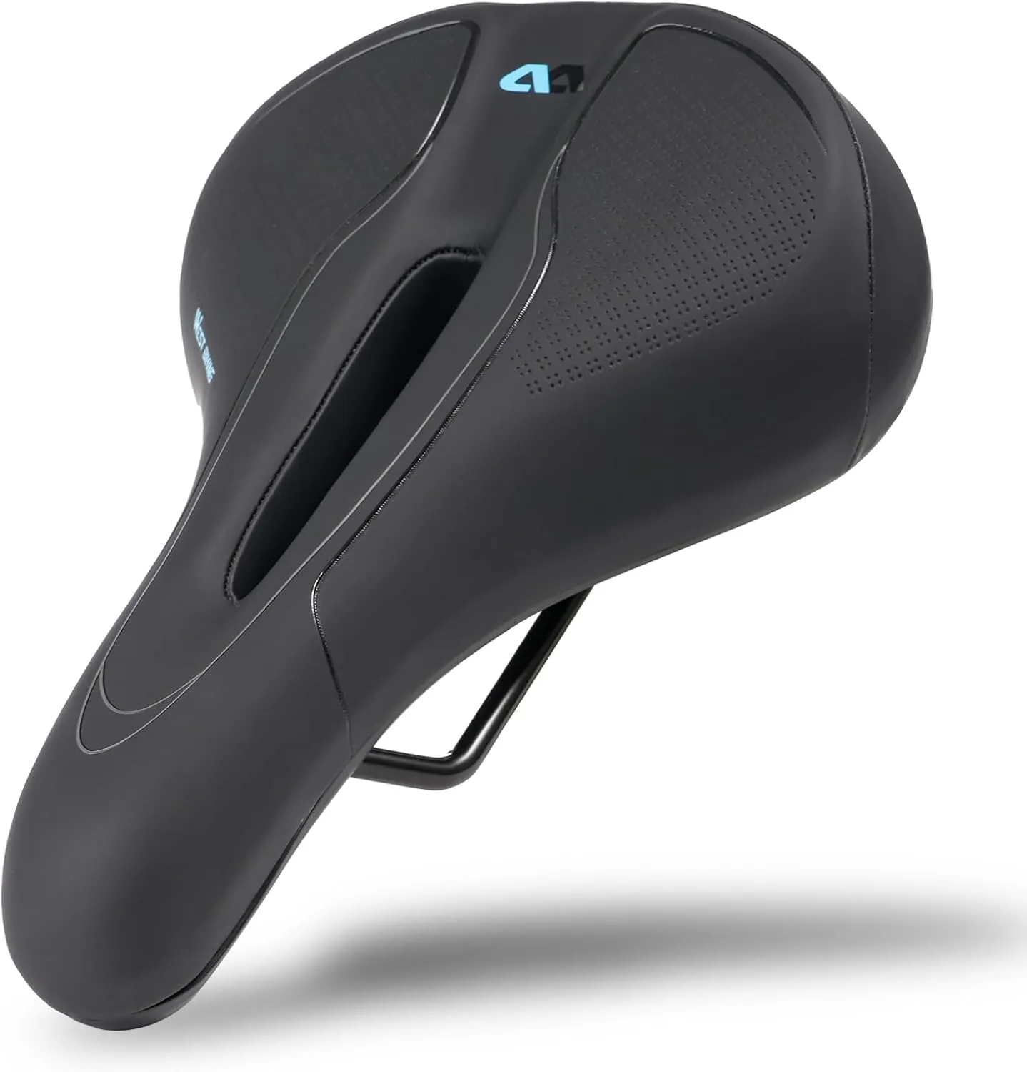 Bike Seat, Bicycle Seat for Men Women,Compatible with Peloton, Spin Bike, Road or Exercise Bikes,Comfort Seat Cushion Mountain Bike Accessories Old Bike Saddle Replacement (Small)