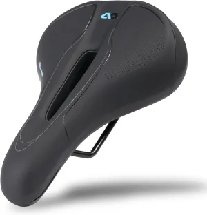 Bike Seat, Bicycle Seat for Men Women,Compatible with Peloton, Spin Bike, Road or Exercise Bikes,Comfort Seat Cushion Mountain Bike Accessories Old Bike Saddle Replacement (Small)