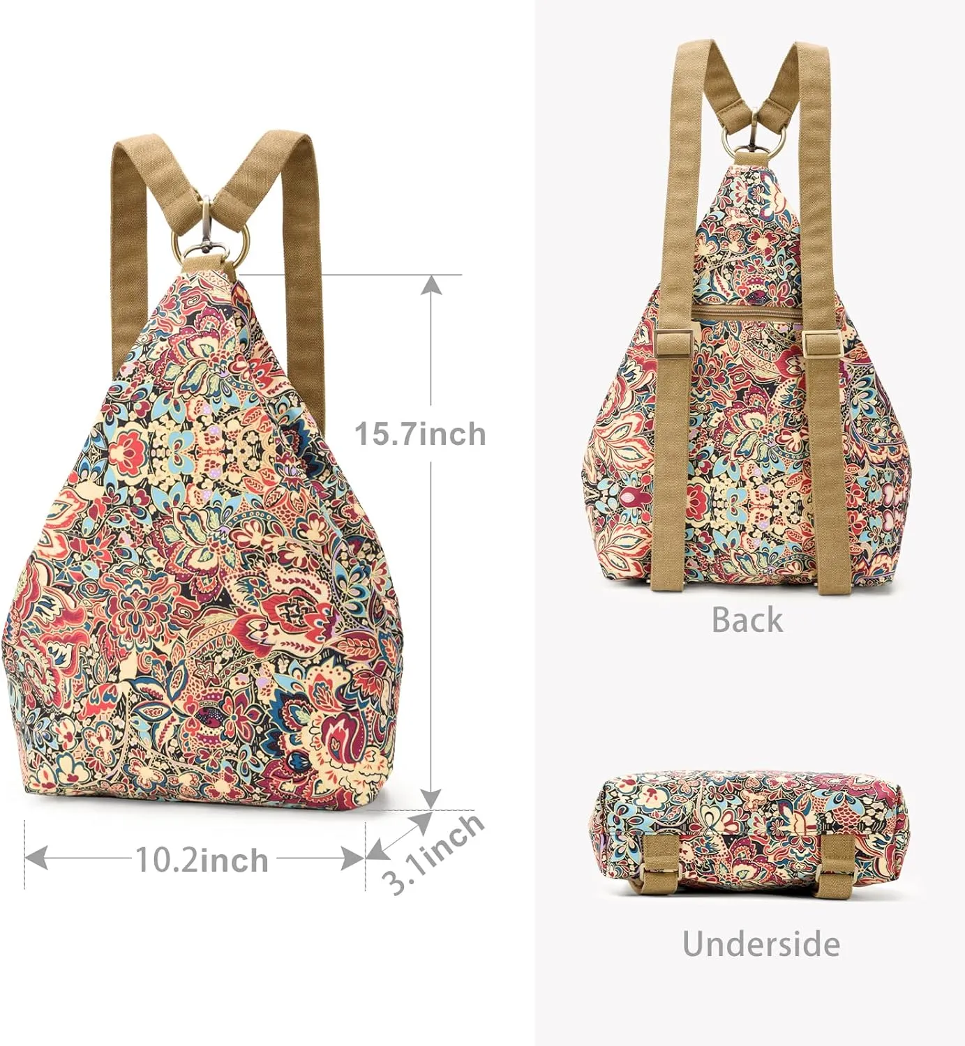 Black Butterfly Premium Backpack for Women, Bohemia Style Fashion Casual Daypack Backpack, Small Backpack Purse (01-yellow)