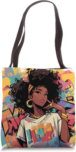 Black Woman Thoughtful But At The Same Time Decisive Tote Bag