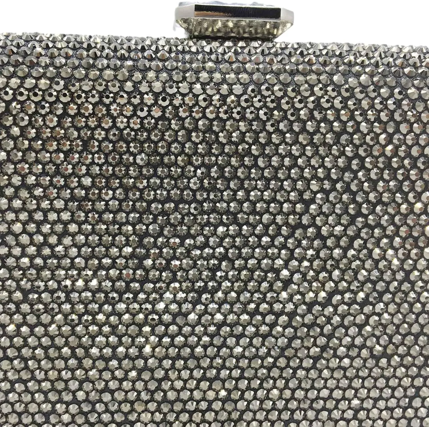 Boutique De FGG Crystal Evening Bags for Women Formal Party Box Clutch Wedding Rhinestone Handbags Bridal Clutch Purse,Mini