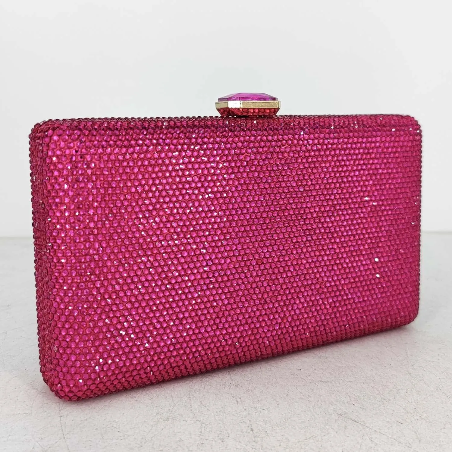 Boutique De FGG Crystal Evening Bags for Women Formal Party Box Clutch Wedding Rhinestone Handbags Bridal Clutch Purse,Mini
