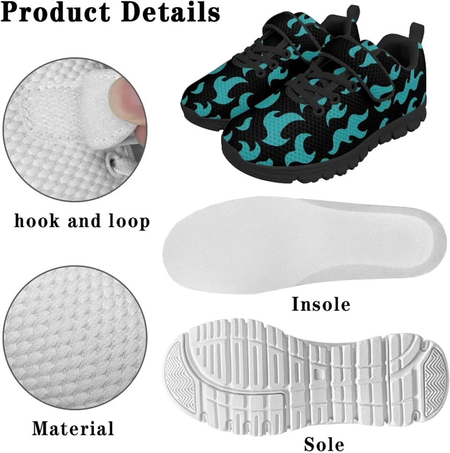 Boys Running Shoes Breathable Athletic Casual Shoes for Teen Girls