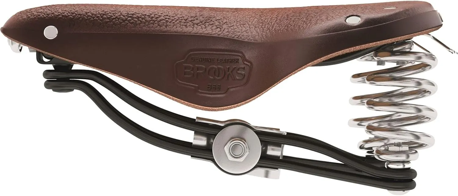 Brooks Saddles B66 Bicycle Saddle with Clamp (Men's)